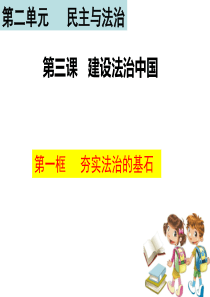 4.1第 1框夯筑法治的基石