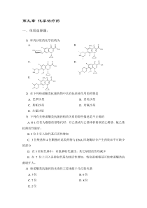 第九章化学治疗药