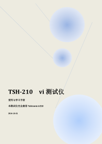 TSH-210用户手册