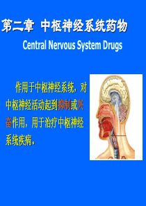 第二章中枢神经系统药物