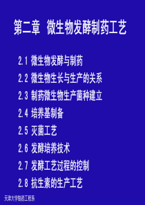 第二章微生物发酵制药工艺