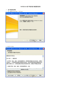NOTES 8.0 安装配置说明
