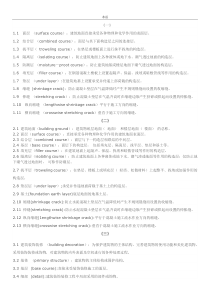 装饰工程术语中英文对照解释