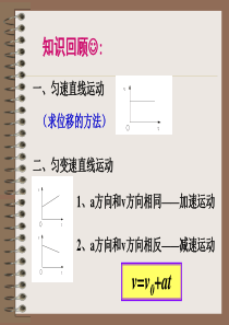 高中物理必修1教案与课件2.3匀变速直线运动位移与时间关系(1)