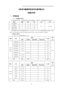 全国教师资格笔试高分攻略(初中体育学科)