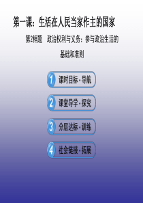 2017年春：1.1.2 政治权利与义务 参与政治生活的基础和准则