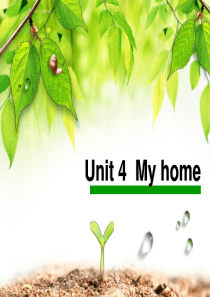 人教版四年级英语上unit4-My-home