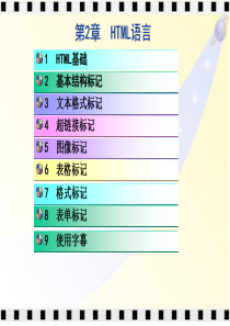 第二章 网页设计语言_Html
