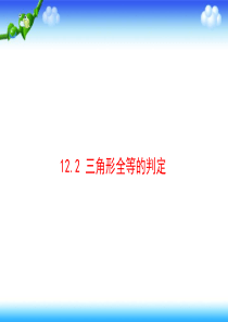 12.2全等三角形判定边边边新人教版八年级上册第一课时