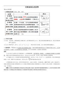 高一物理必修二天体运动公式应用教案及练习有答案)