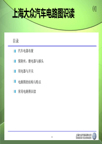 上海大众汽车电路图识读