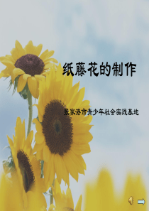 纸藤花艺制作