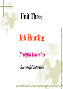 Unit3-Jub-hunting