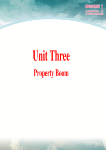 Unit 3 Property Boom