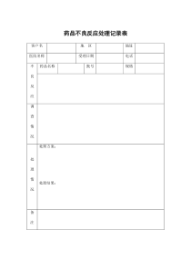 药品不良反应监察报告制度1