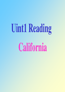 reading california课件