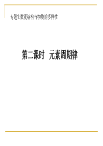 元素周期律PPT课件