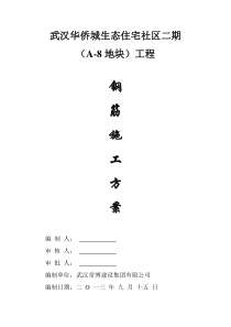 钢筋施工方案(1)