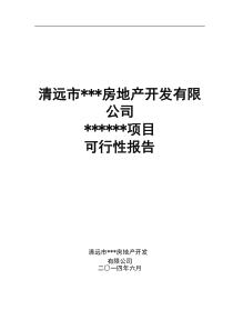 建筑项目可行性研究报告