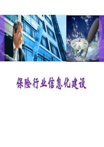 保险行业信息化建设（PPT39页)