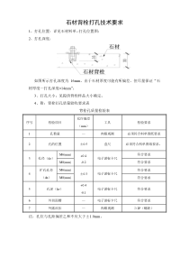 背栓打孔要求