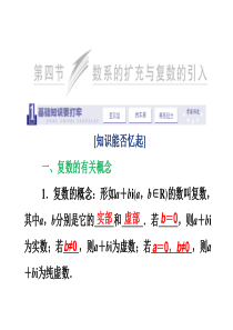 2014届高三数学一轮复习专讲专练(基础知识+小题全取+考点通关+课时检测)：4.4数系的扩充与复数