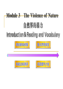 Module3《The Violence of Nature》Introduction & Read