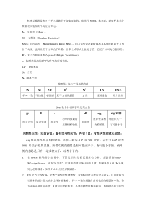 SPSS中相关术语解释