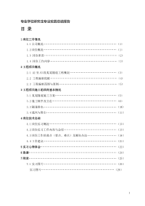 专业学位研究生专业实践总结报告