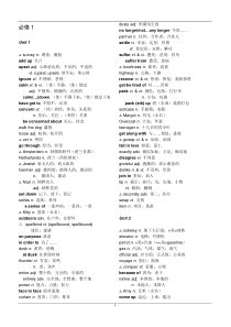 人教版高中英语全部单词表(新)