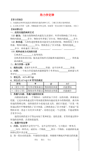 高三物理一轮复习《热力学定律》-新人教版选修3