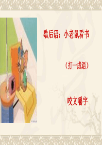 文艺随笔 咬文嚼字 不求甚解