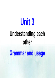 M6U3 grammar公开课