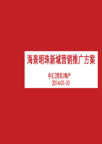 2014年广东海景明珠新城综合体项目营销推广方案_64p_销售执行策略