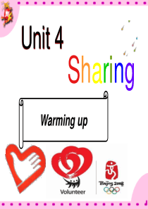 人教版高二英语选修七unit4-sharing-warming-up