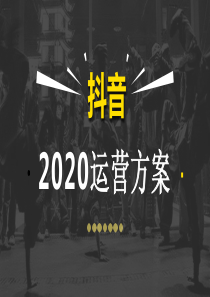 2020年抖音运营方案