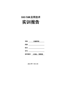 cad-cam实训7.9资料