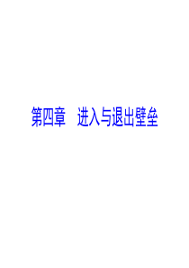 产业经济学课件-第4章-进入与退出壁垒