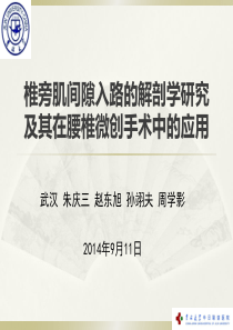 微创经椎间孔入路椎间融合术(MIS-TLIF)在治疗多种类型腰椎滑脱症中的应用