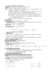 电力系统暂态分析(第四版)考试重点总结