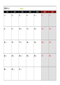 2018年日历分12月(记事打印版)解析