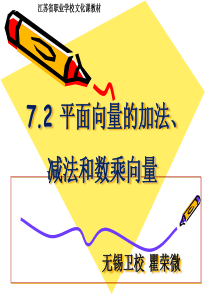 7.2-平面向量的加法、减法和数乘向量