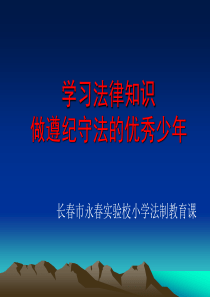 小学法制教育课课件