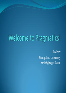 Pragmatics-1