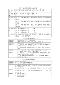 青岛版三年级下册科学实验材料09.3