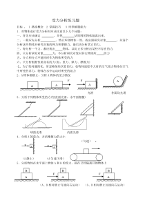 受力分析图题