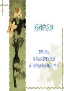 婚姻的烦恼