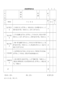 工程进度管理考核评分表