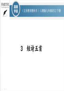 部编版九年级下《短诗五首》(61页)优秀PPT课件