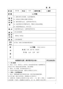 苏教版四年级下册科学教案全册